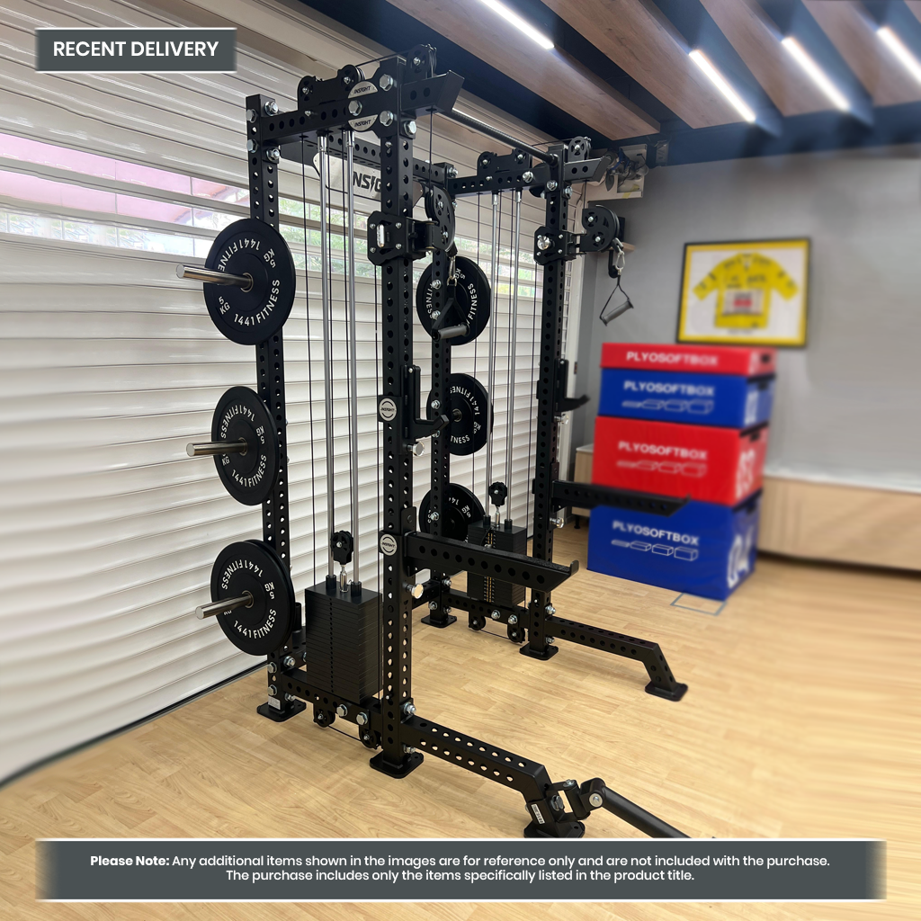 Insight Fitness Half Rack With Dual Pulley RR-HR-75-03