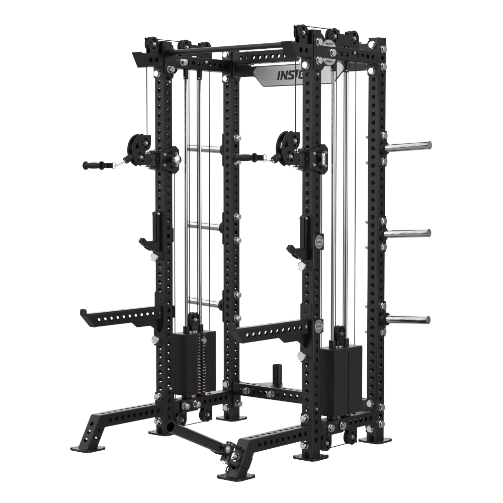 Insight Fitness Half Rack With Dual Pulley RR-HR-75-03