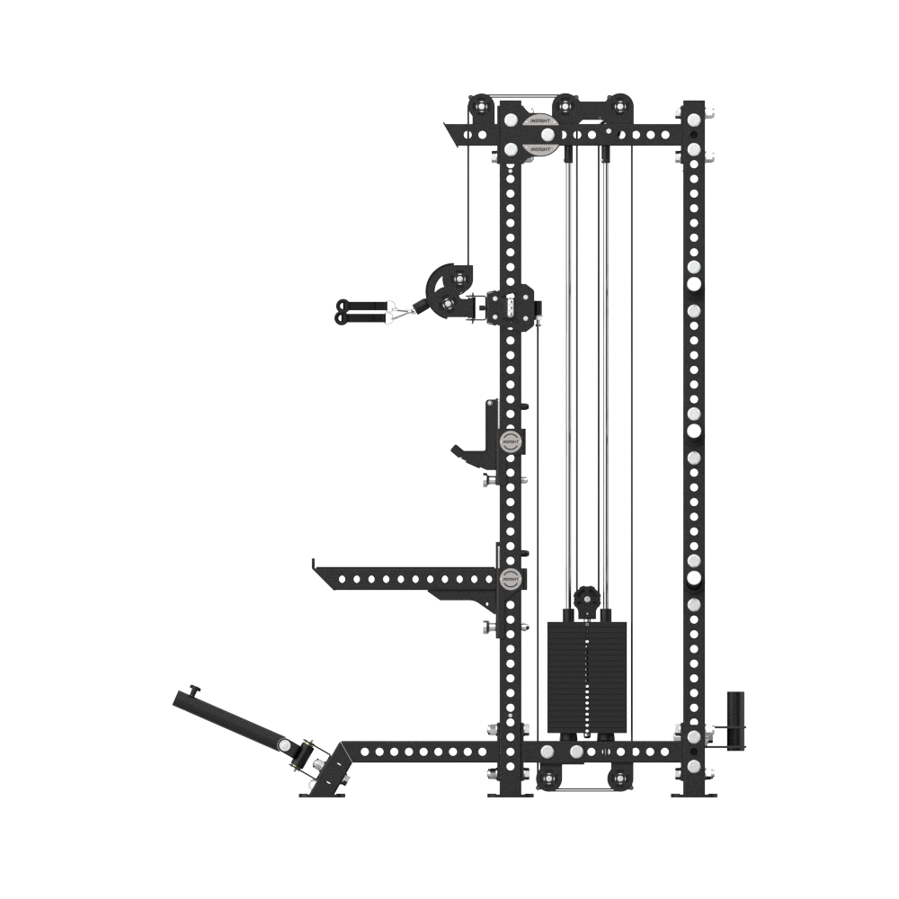 Insight Fitness Half Rack With Dual Pulley RR-HR-75-03