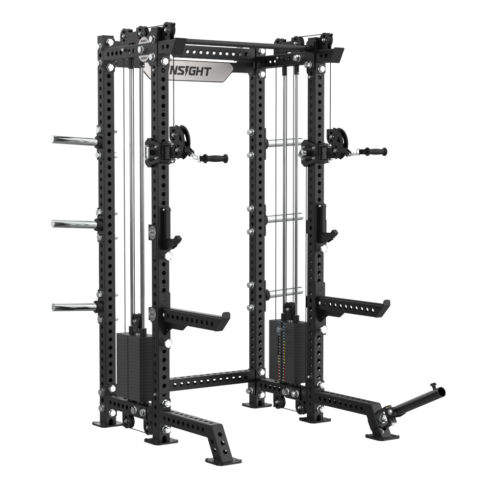 Insight Fitness Half Rack With Dual Pulley RR-HR-75-03