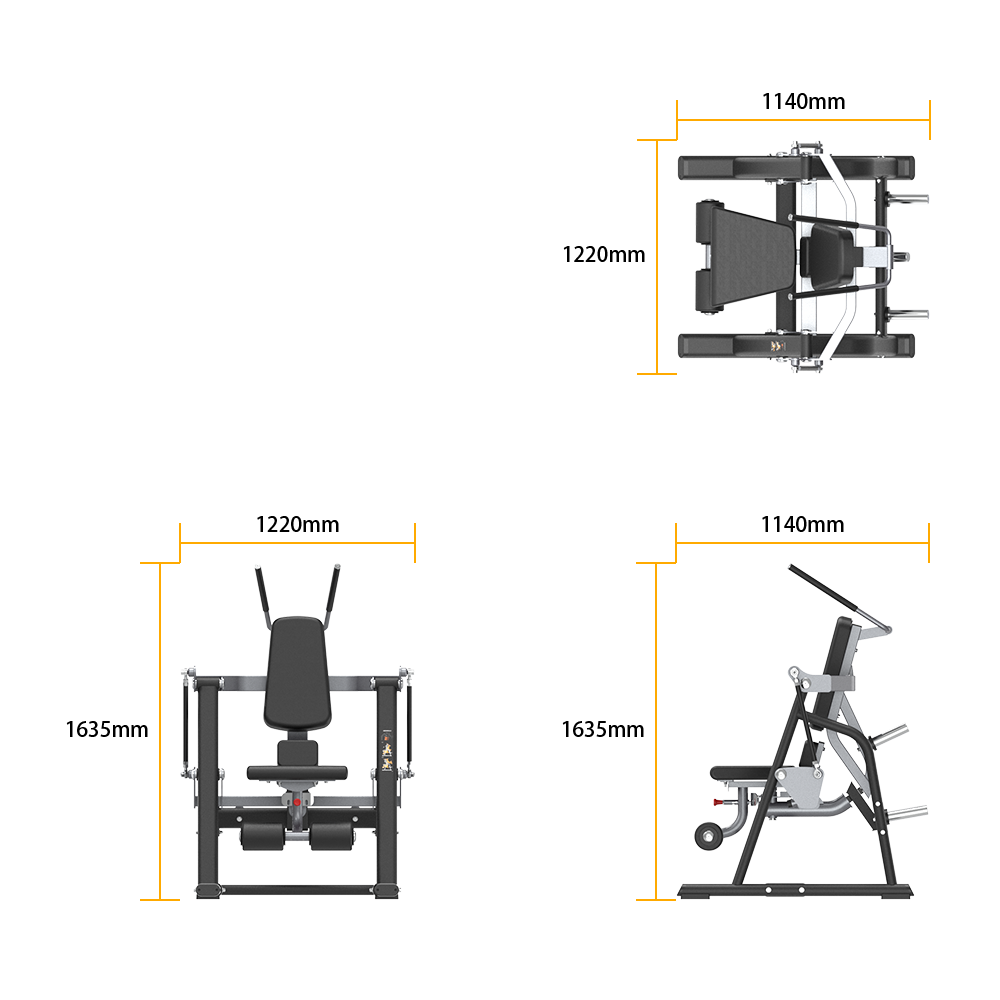 Insight Abdominals Crunch - SH025 with dimensions labeled on a white background