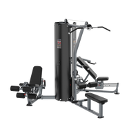Thumbnail for Insight Fitness 3 Station Multi Gym BS004 with multiple attachments on a white background