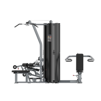 Thumbnail for Insight Fitness 3 Station Multi Gym BS004 with various attachments on a white background