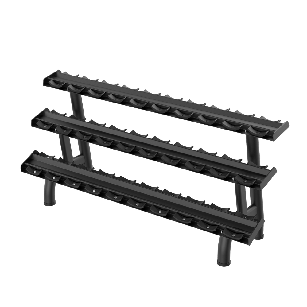 Insight Fitness 3 Tier Dumbbell Rack - DR027 on a transparent background
