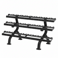 Thumbnail for Insight Fitness 3 Tier Dumbbell Rack - DR027 with multiple tiers on a white background