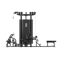 Thumbnail for Insight Fitness 4 Station Multi Gym - SA023 with multiple attachments on a white background