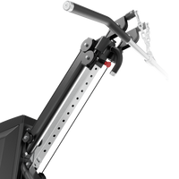 Thumbnail for Close-up of a Insight Fitness Adjustable Pull down & Row - SA041 with metal components on a white background