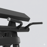 Thumbnail for Close-up of aInsight Fitness Biceps Curl - SH018 machine with handlebars on a white background