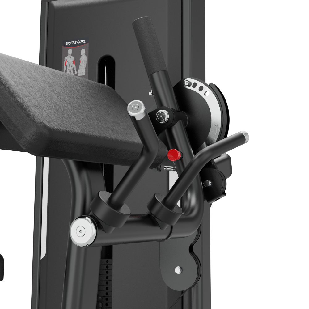 Close-up of a Insight Fitness Biceps & Triceps - SA044 with adjustable handles on a white background
