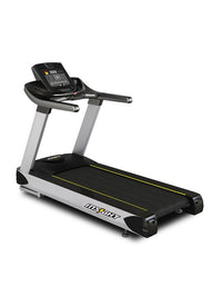 Thumbnail for Insight Fitness Commercial Treadmill CT 3000 with a black belt, yellow accents, and digital console.