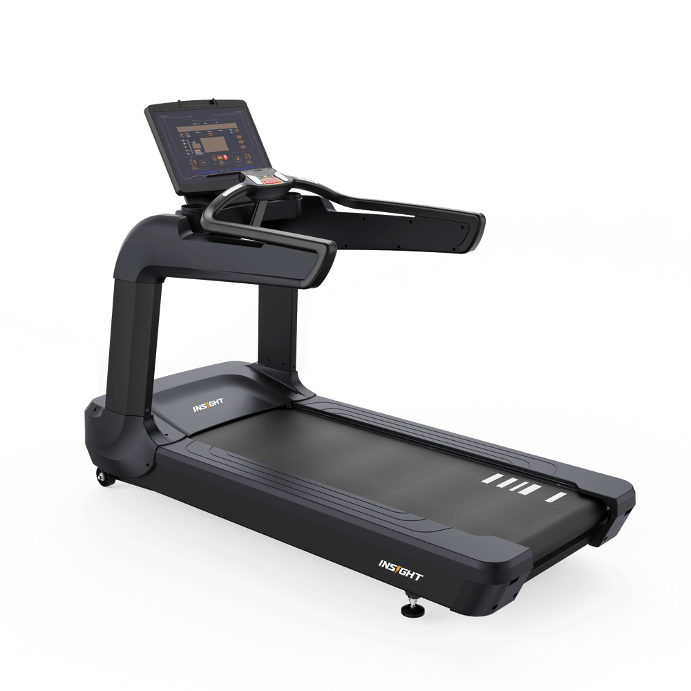 Insight Fitness Commercial Treadmill - RT5 a digital display on a white background