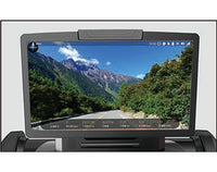 Thumbnail for Insight Fitness Commercial Treadmill with Screen - RT7 monitor displaying a scenic road with mountains on a screen