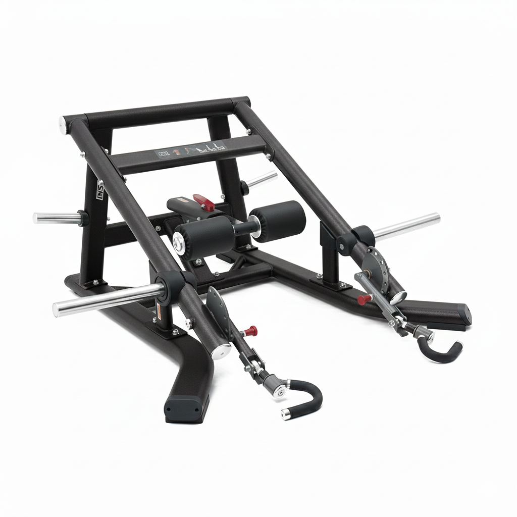Insight Fitness Deadlift/Lunge - SH028 with multiple attachments on a white background