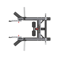 Thumbnail for Insight Fitness Deadlift/Lunge - SH028 with adjustable components on a white background