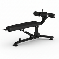 Thumbnail for Insight Fitness Decline Adjustable Bench - DR025 with adjustable backrest on a white background