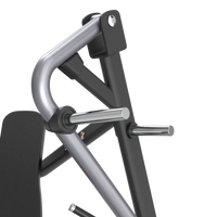 Thumbnail for Close-up of a Insight Fitness Decline Chest Press - SH012 with black and silver components on a white background
