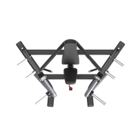 Thumbnail for Black and silver Insight Fitness Decline Chest Press - SH012 on a white background