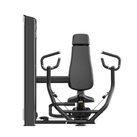 Thumbnail for Insight Fitness ISO Lateral Chest Press - BE8001 on a transparent background