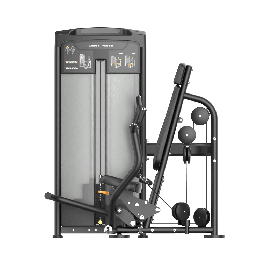 Insight Fitness ISO Lateral Chest Press - BE8001 on a transparent background