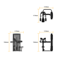 Thumbnail for Insight Fitness Lateral Raise - SA034 dimensions labeled on a white background