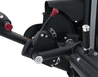 Thumbnail for Close-up of a with black metal parts and red and silver accents on a white background.