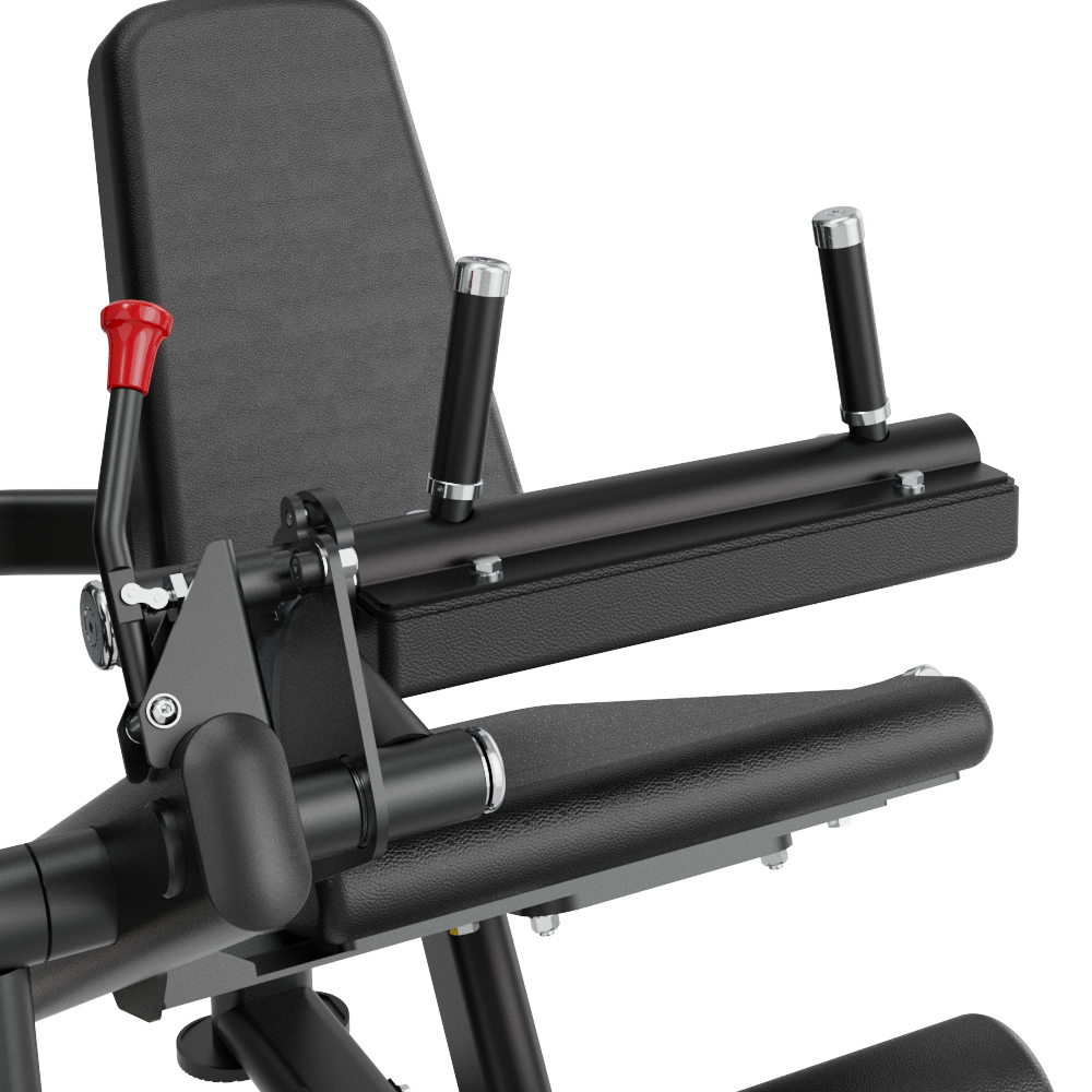 Insight Fitness Leg Curl / Extension - SA037 bench with adjustable arms on a white background