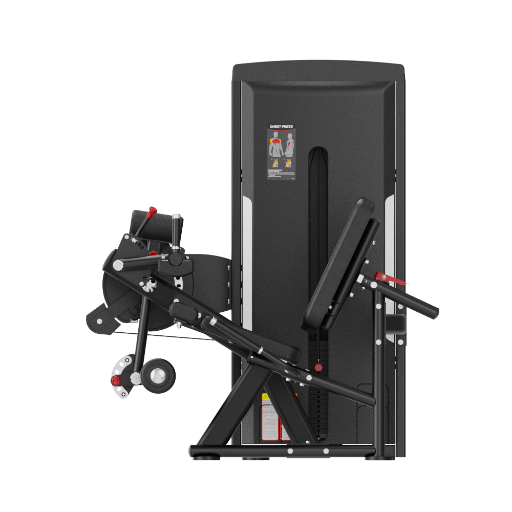 Insight Fitness Leg Curl / Extension - SA037 with red accents on a white background