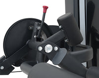 Thumbnail for Close-up of aInsight Fitness Leg Curl & Leg Extension - SA025 with black and gray components.