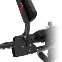 Thumbnail for Close-up of a Insight Fitness Leg Extension - SH017 seat with red component on a white background