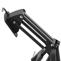 Thumbnail for Insight Fitness Leg Press - SH008 Black metal stand with adjustable arm on a white background