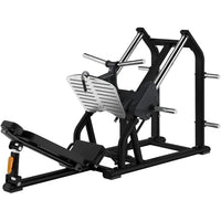 Thumbnail for Insight Fitness Linear Leg Press - SH019 with nylon wheels, stainless steel rails, and an ergonomic backrest.