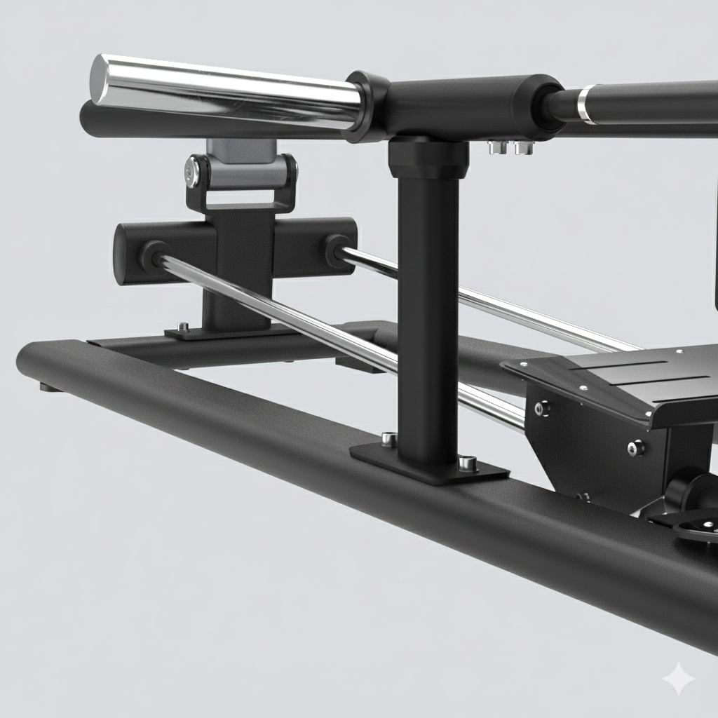 Insight Fitness Lunge - SH023 with a bar and platform on a white background
