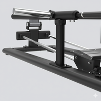 Thumbnail for Insight Fitness Lunge - SH023 with a bar and platform on a white background
