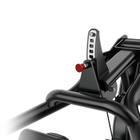 Thumbnail for Close-up of a Insight Fitness Multi Chest Press - SA043 with a black metal bracket and red button on a white background