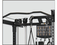 Thumbnail for Insight Fitness Multi Function Squat Rack - C3 'Insight' branding on a clear background