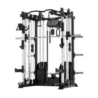 Thumbnail for Insight Fitness Multi Function with Smith Machine - C5 with multiple attachments on a transparent background