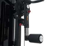Thumbnail for Close-up of a Insight Fitness Multi Hip - SA017 with black and red components on a white background
