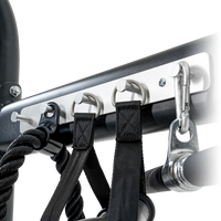 Thumbnail for Insight Fitness Multi Pulley Row - BE8005 with straps on a white background