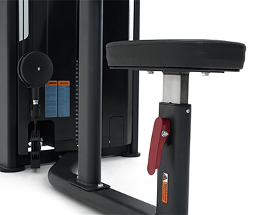 Insight Fitness Pec Fly / Rear Delt - SA003 with red lever on a white background