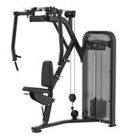 Thumbnail for Insight Fitness Pectoral Fly & Rear Deltoid - BE8003 with black frame and gray console on a white background