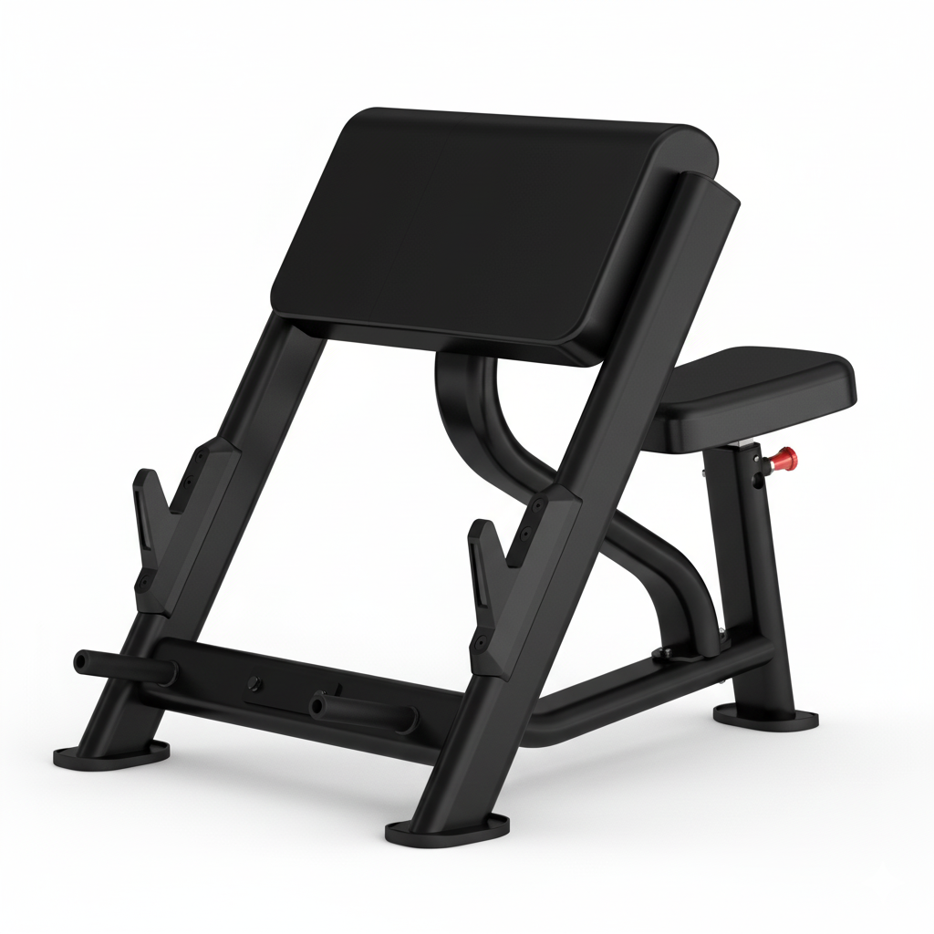 Insight Fitness Preacher Curl - DR020 on a white background