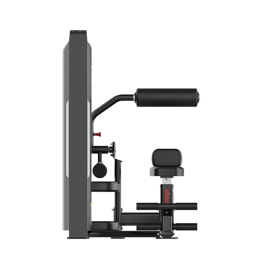 Side view of a Insight Fitness SA Series Abdominal Back Extension - SA009 on a white background