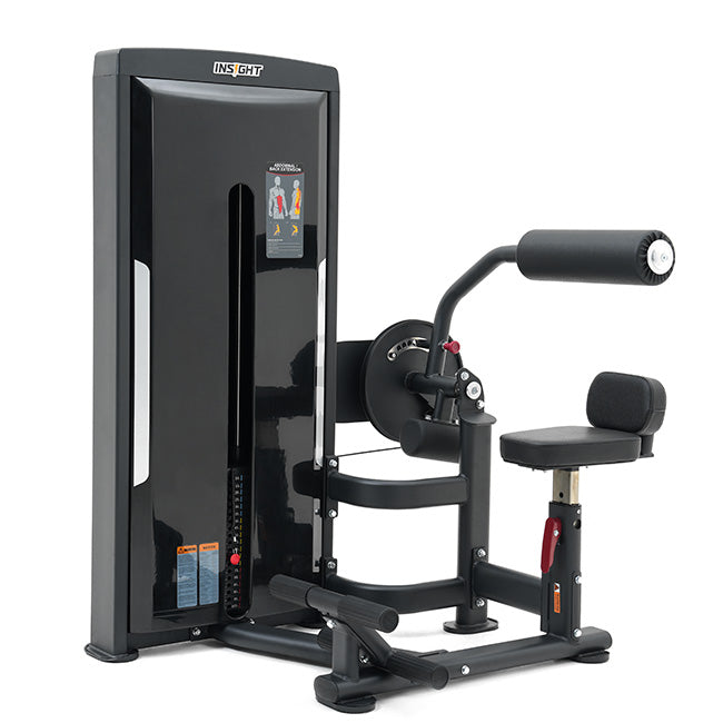 Insight Fitness SA Series Abdominal Back Extension - SA009 with digital display on a white background