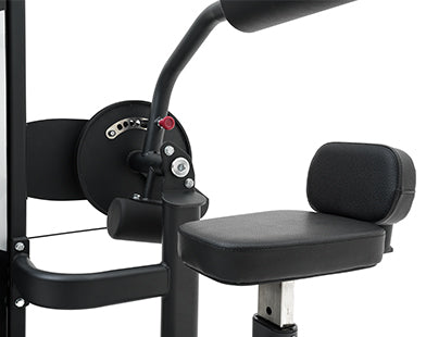 Insight Fitness SA Series Abdominal Back Extension - SA009 with arm pad and seat on a white background