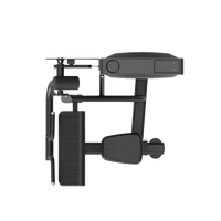 Thumbnail for Insight Fitness SA Series Biceps Curl - SA006E Black metal stand with adjustable arm on a white background