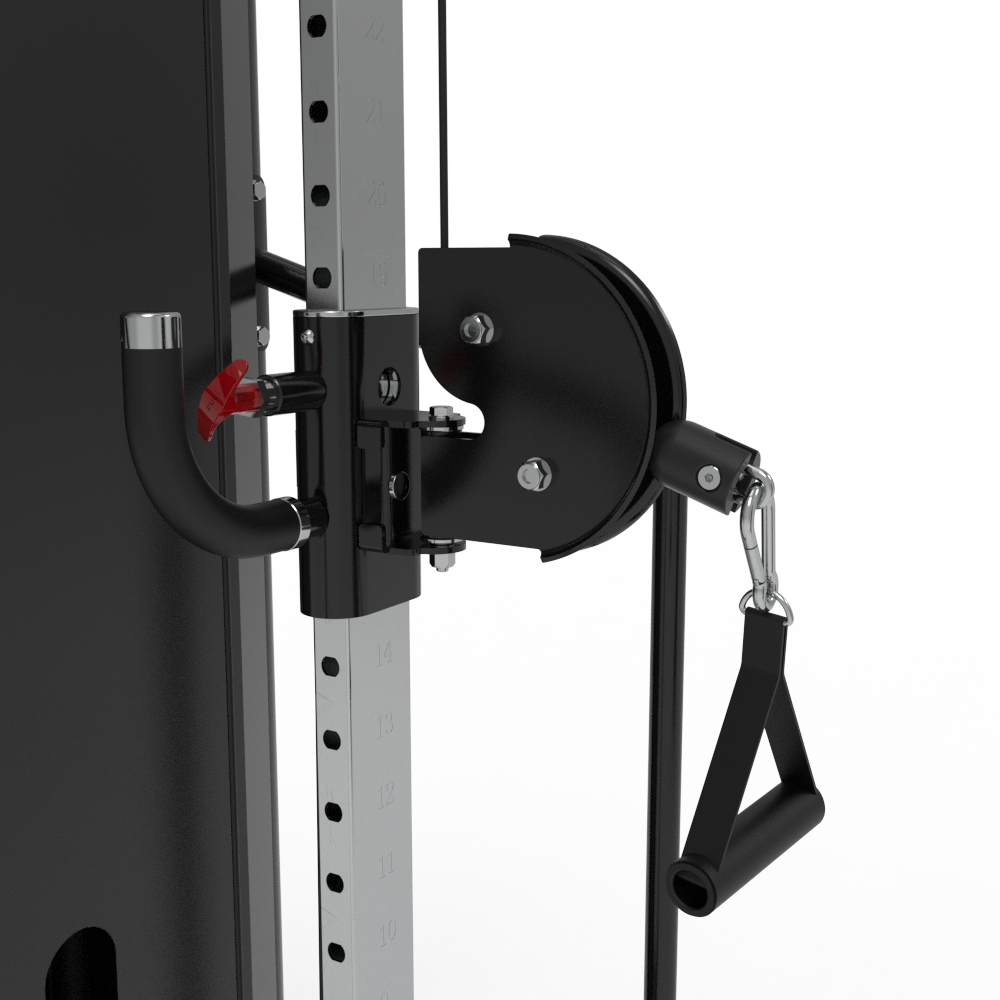 Insight Fitness SA Series Cable Crossover - SA022 pulley system on a white background