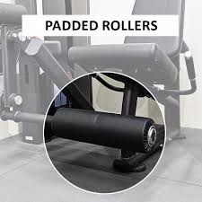 Insight Fitness SA Series Leg Extension - SA014D with padded rollers highlighted