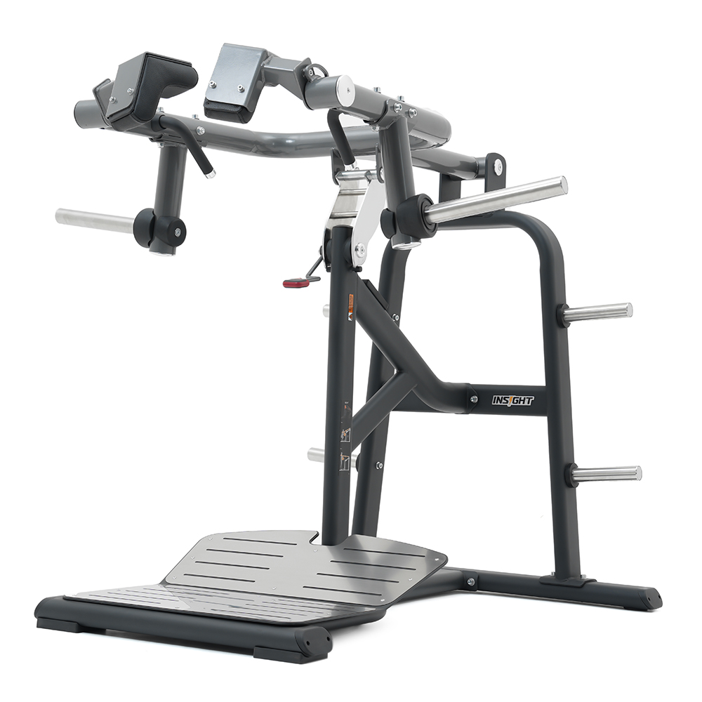 Insight Fitness SQUAT Machine - SH021 multiple bars and attachments on a white background