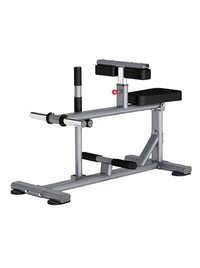 Thumbnail for Adjustable seated Insight Fitness Seated Calf Raise - DR011 with black padding and a metallic frame.