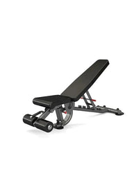 Thumbnail for Insight Fitness Super FID Bench - BS020 bench with gray accents, designed for various workout positions, with padding and adjustable backrest.